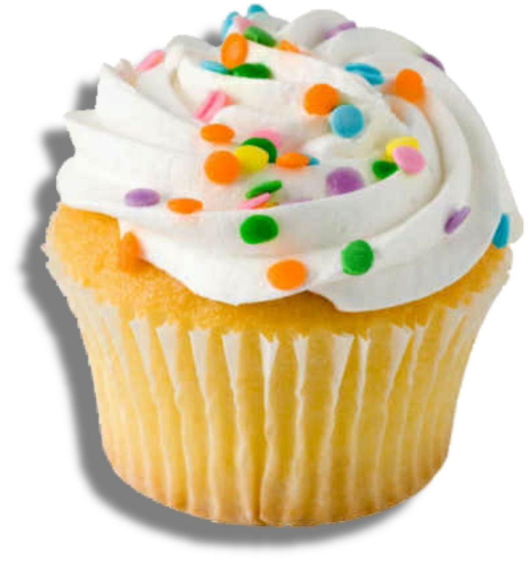 Cupcake Vanilla PNG Clipart Background
