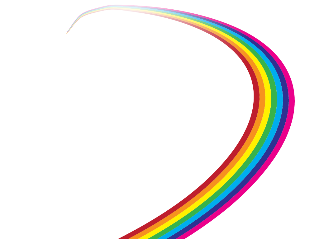 Curved Rainbow PNG Background