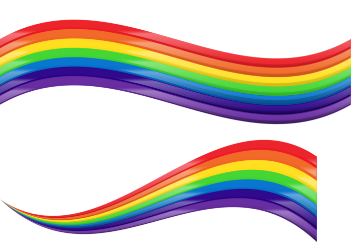 Curved Rainbow PNG Clipart Background