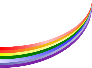 Curved Rainbow Transparent Images