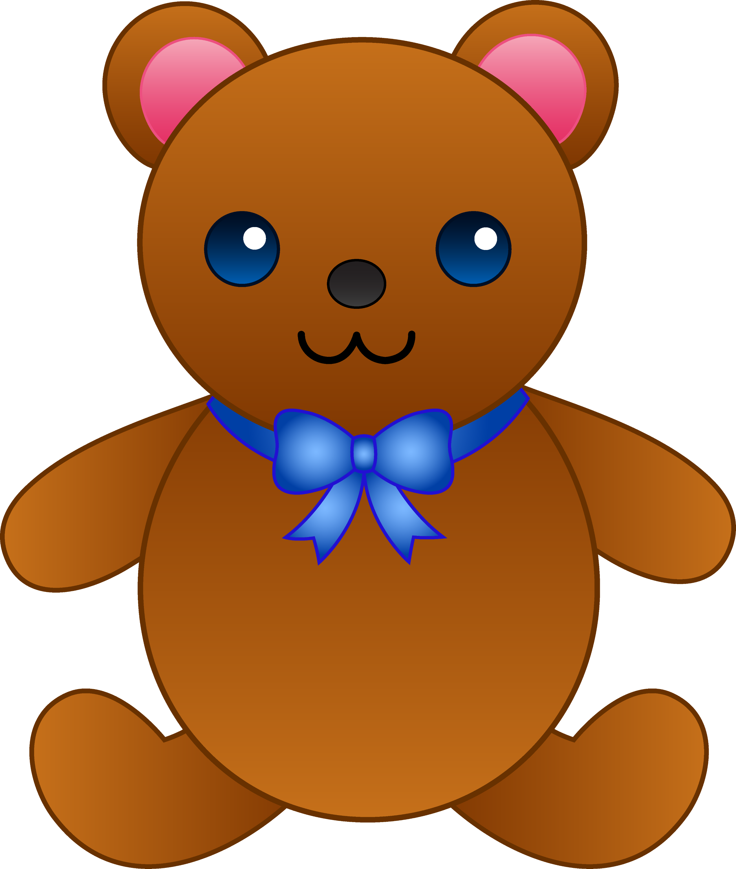 Cute Teddy Bear Background PNG Image