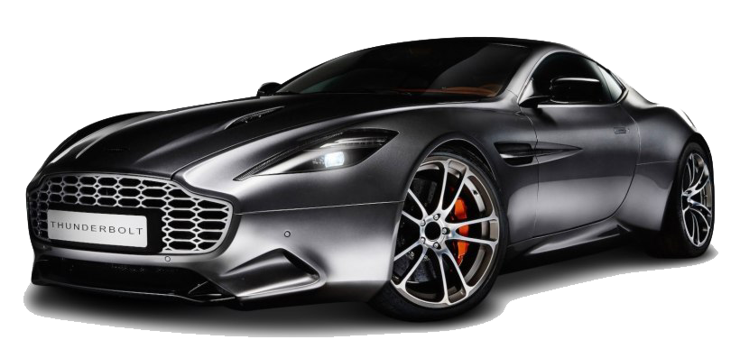 Dark Grey Aston Martin PNG Free File Download