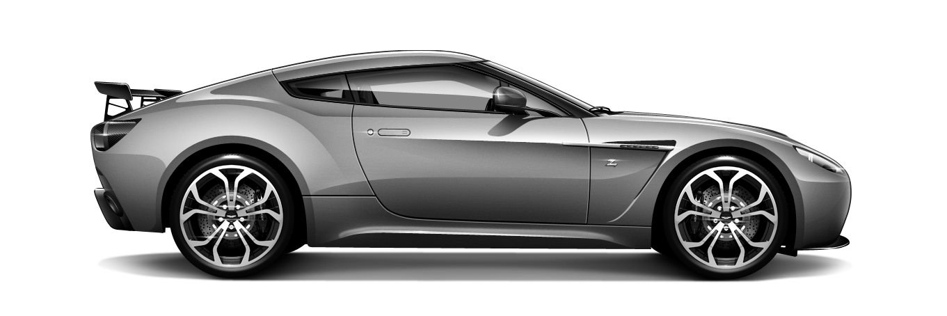 Dark Grey Aston Martin PNG HD Quality