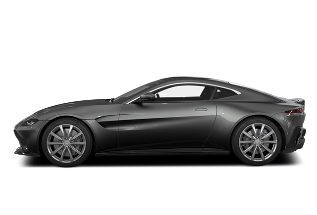 Dark Grey Aston Martin Transparent Background