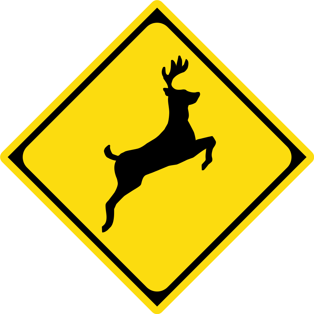 Deer Traffic Transparent File