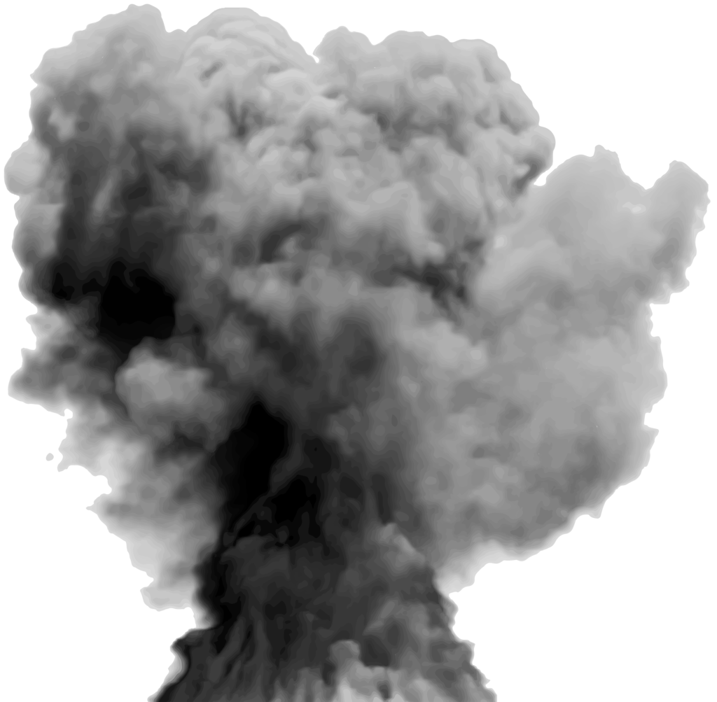 Dense Smoke PNG Clipart Background