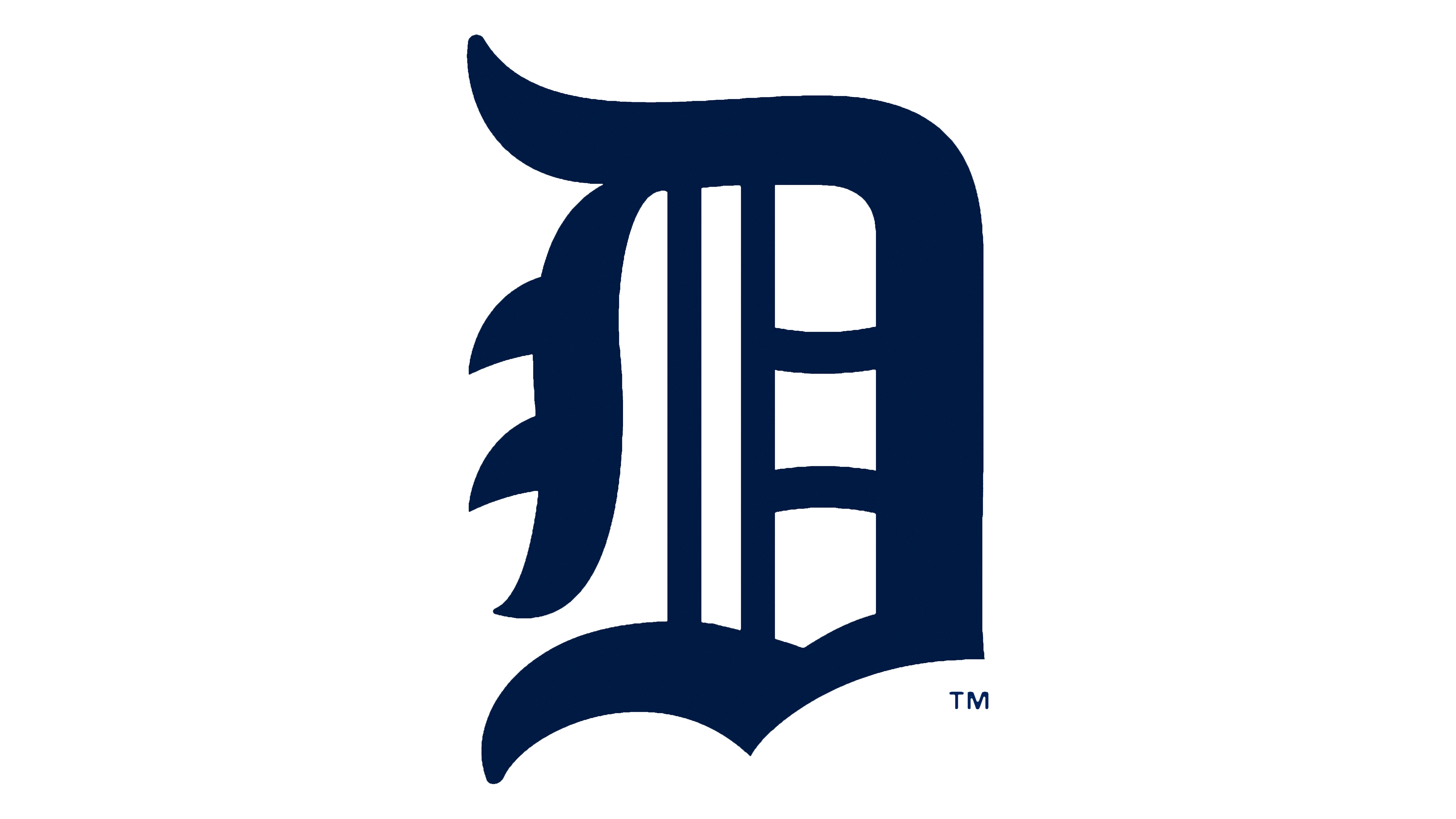 Detroit Tigers D Logo PNG Clipart Background