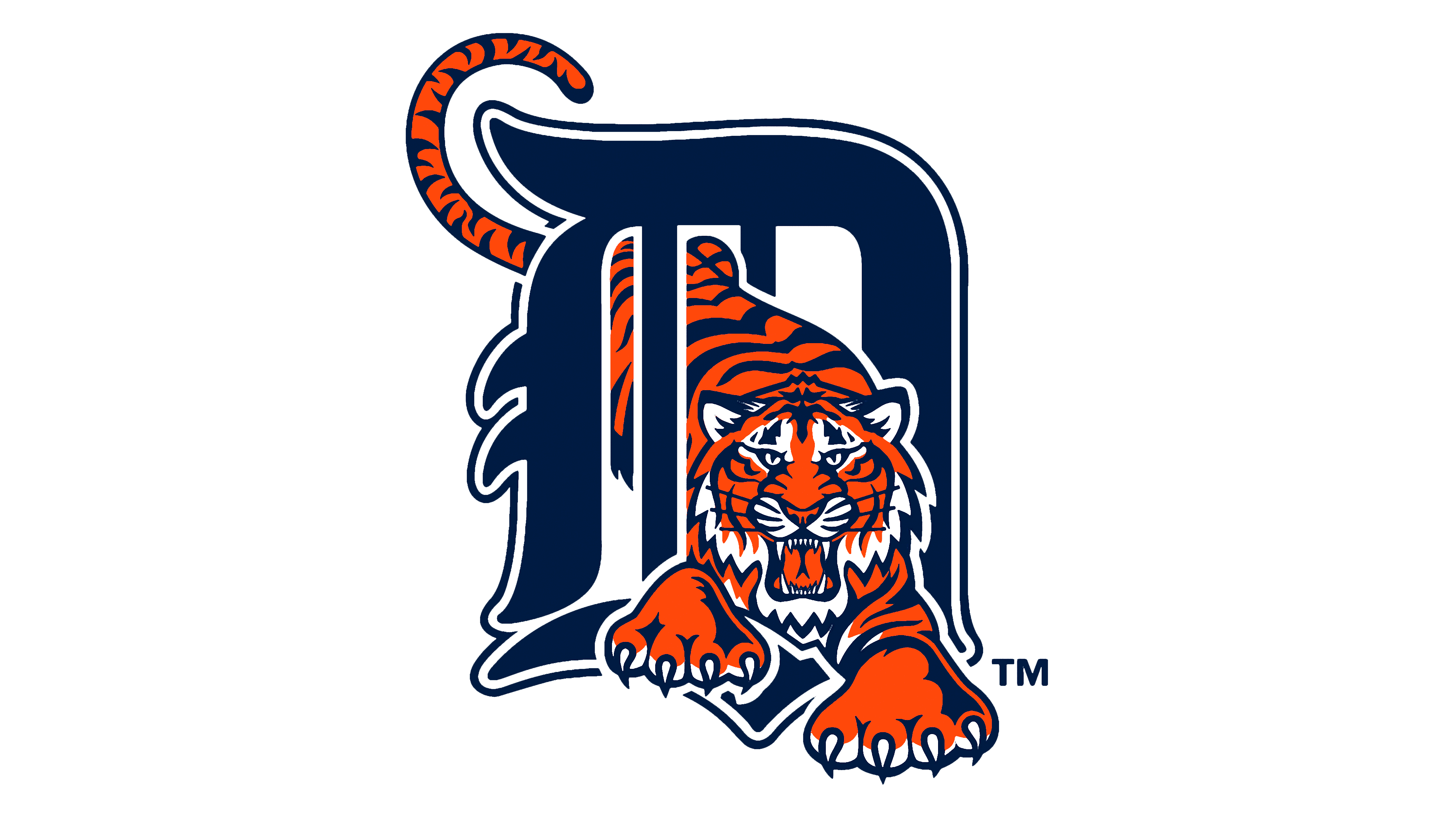 Detroit Tigers D Logo PNG HD Quality