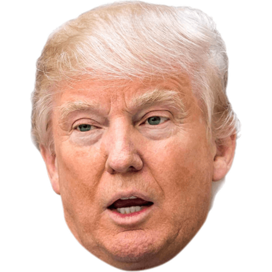 Donald Trump Mask PNG Background