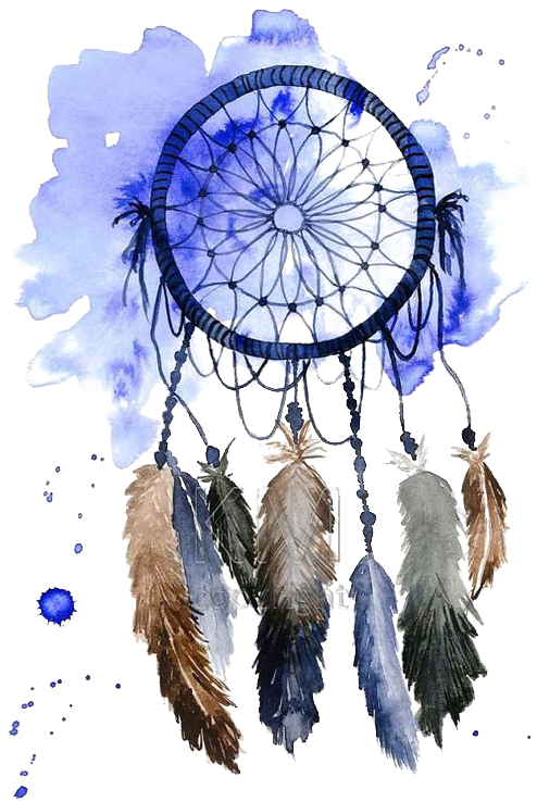 Dream Catcher Blue PNG Clipart Background