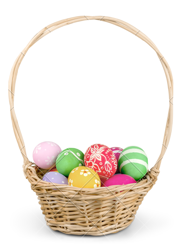 Egg In A Basket PNG Images HD