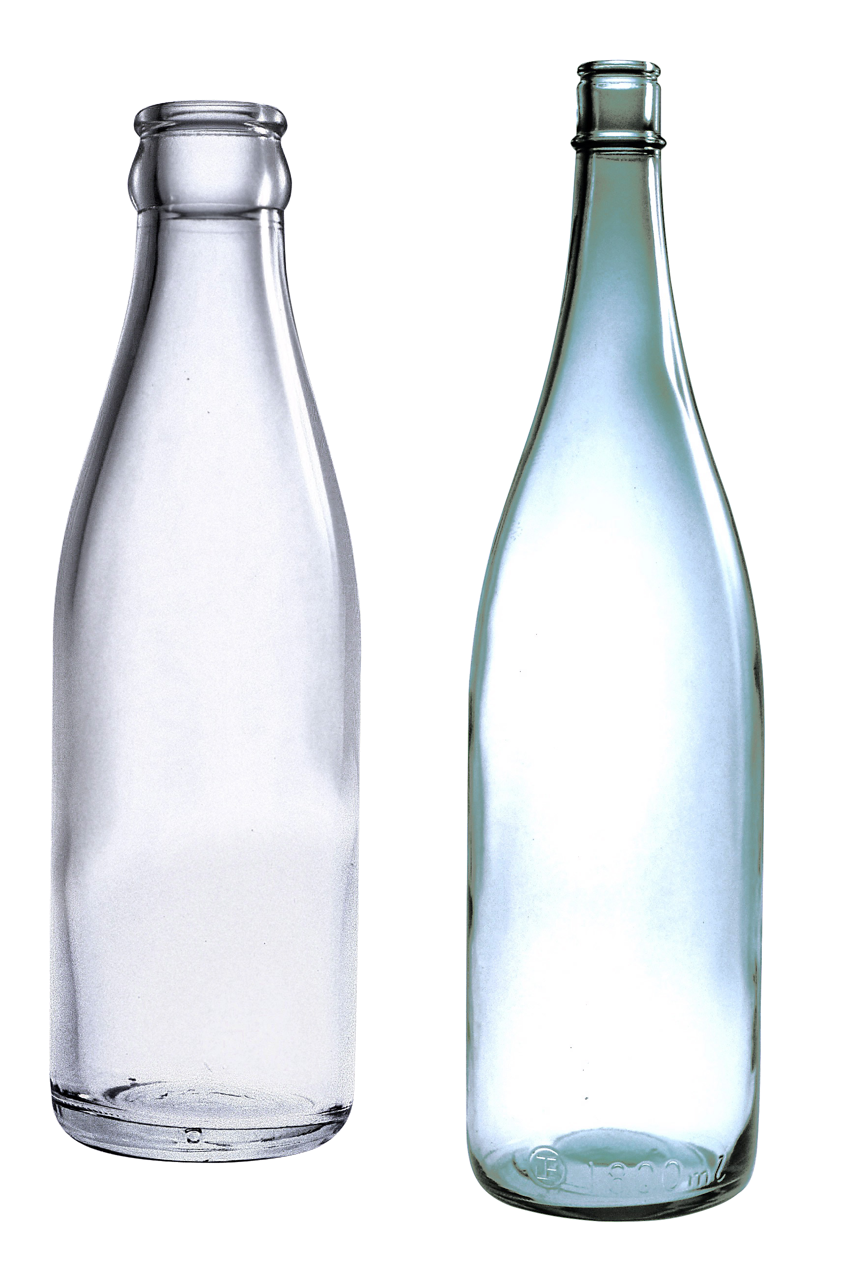 Empty Milk Glass Bottle PNG Free File Download