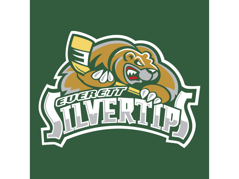Everett Silvertips Logo Transparent File