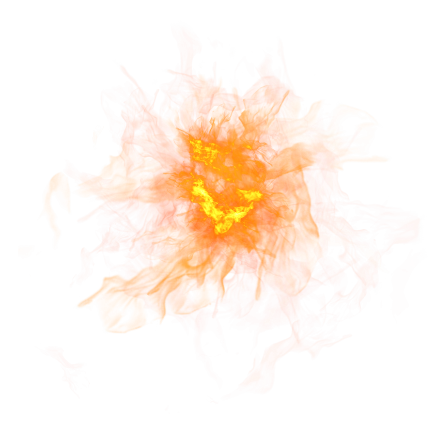 Explosion And Sparks Background PNG