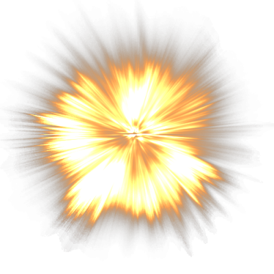 Explosion And Sparks Transparent Image