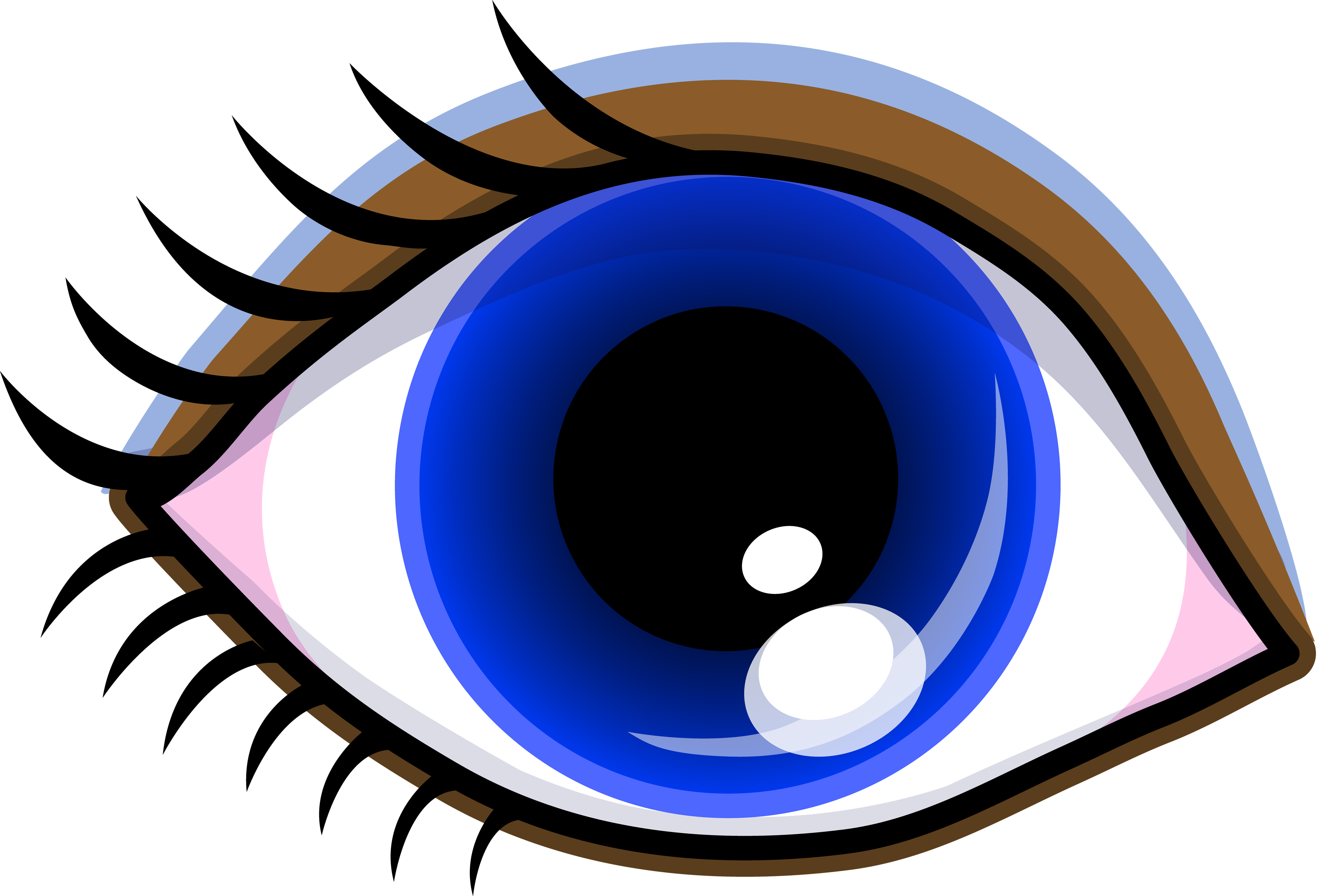 Eye Blue PNG Background