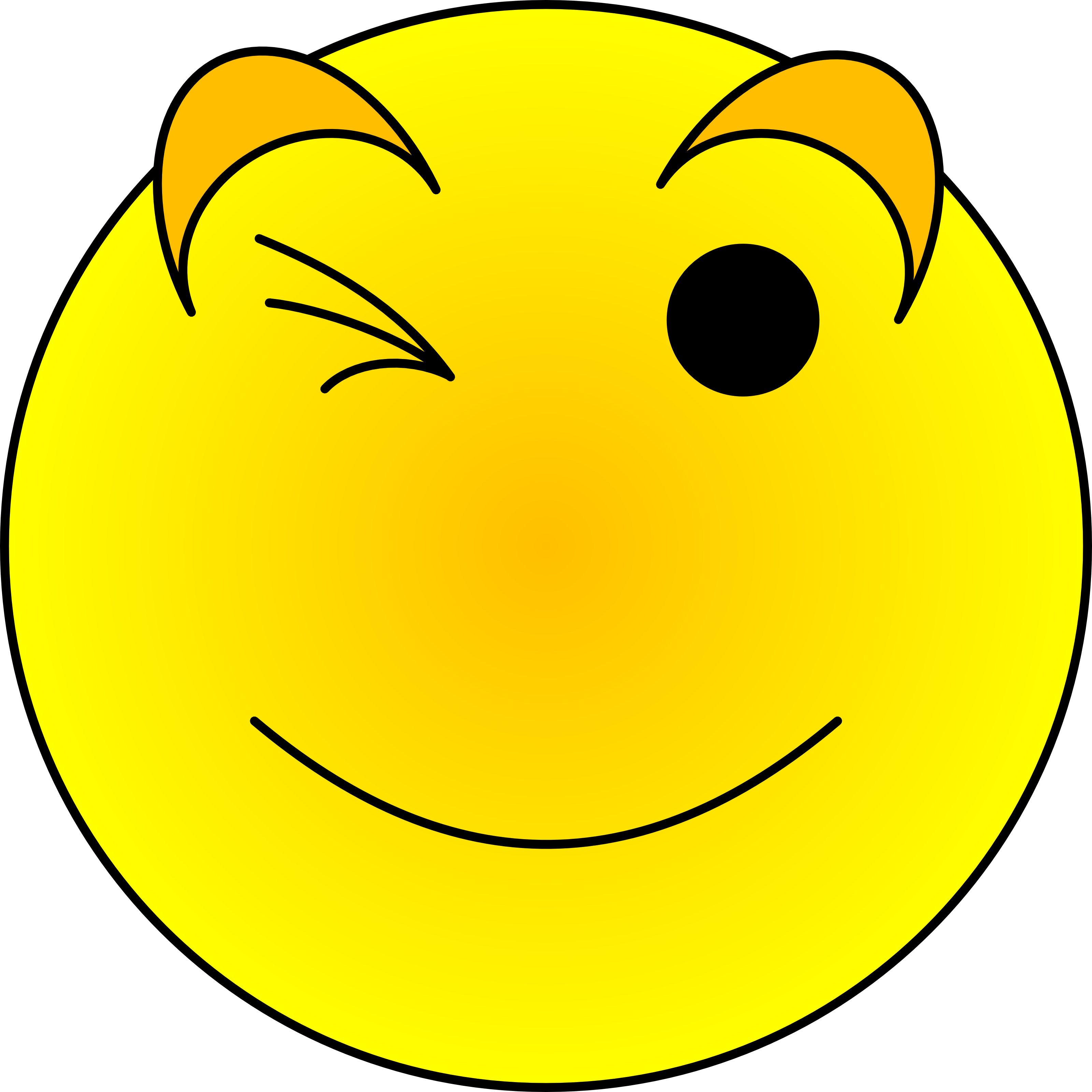 Face Smiling PNG Background