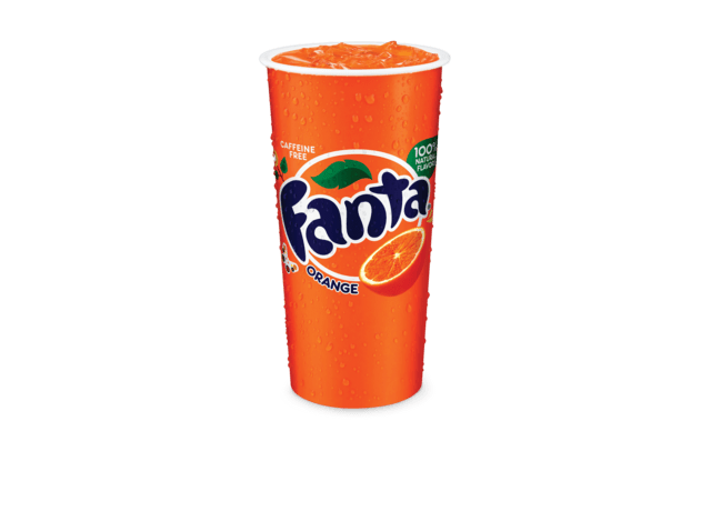 Fanta Orange Paper Cup Transparent File