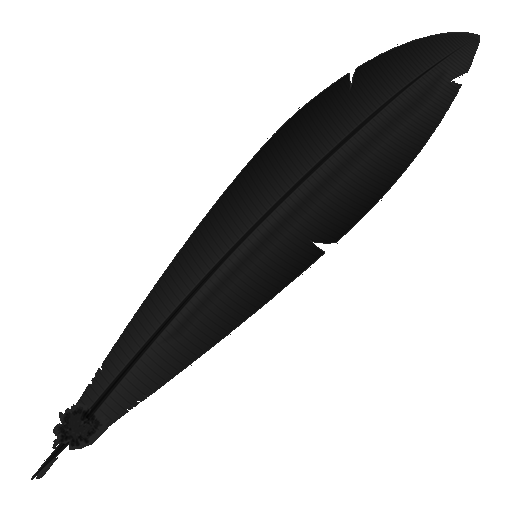 Feather Black Background PNG Image