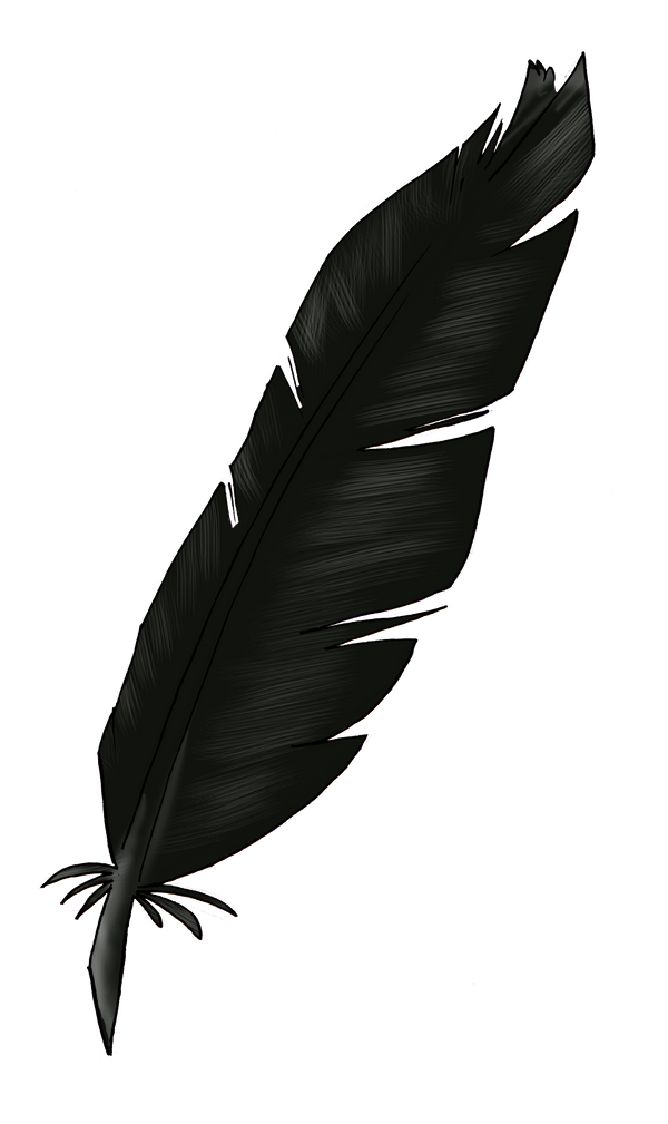 Feather Black PNG Images HD