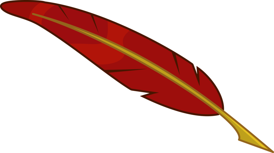 Feather Quill Pen Clipart Background PNG Image