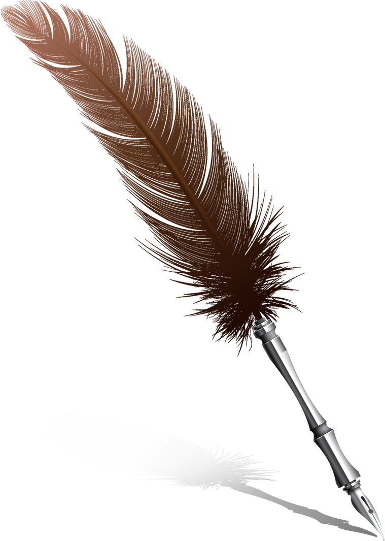 Feather Quill Pen Clipart PNG HD Quality