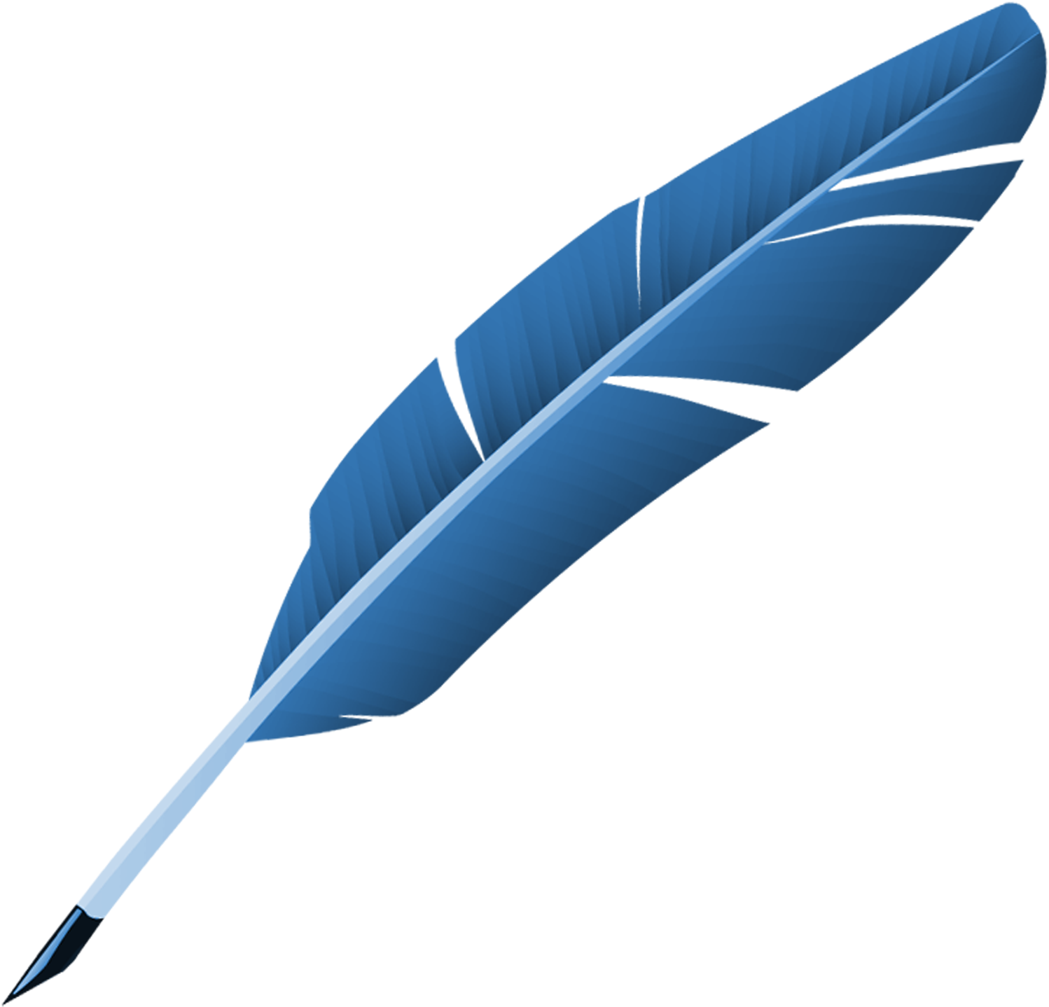 Feather Quill Pen Clipart Transparent Background