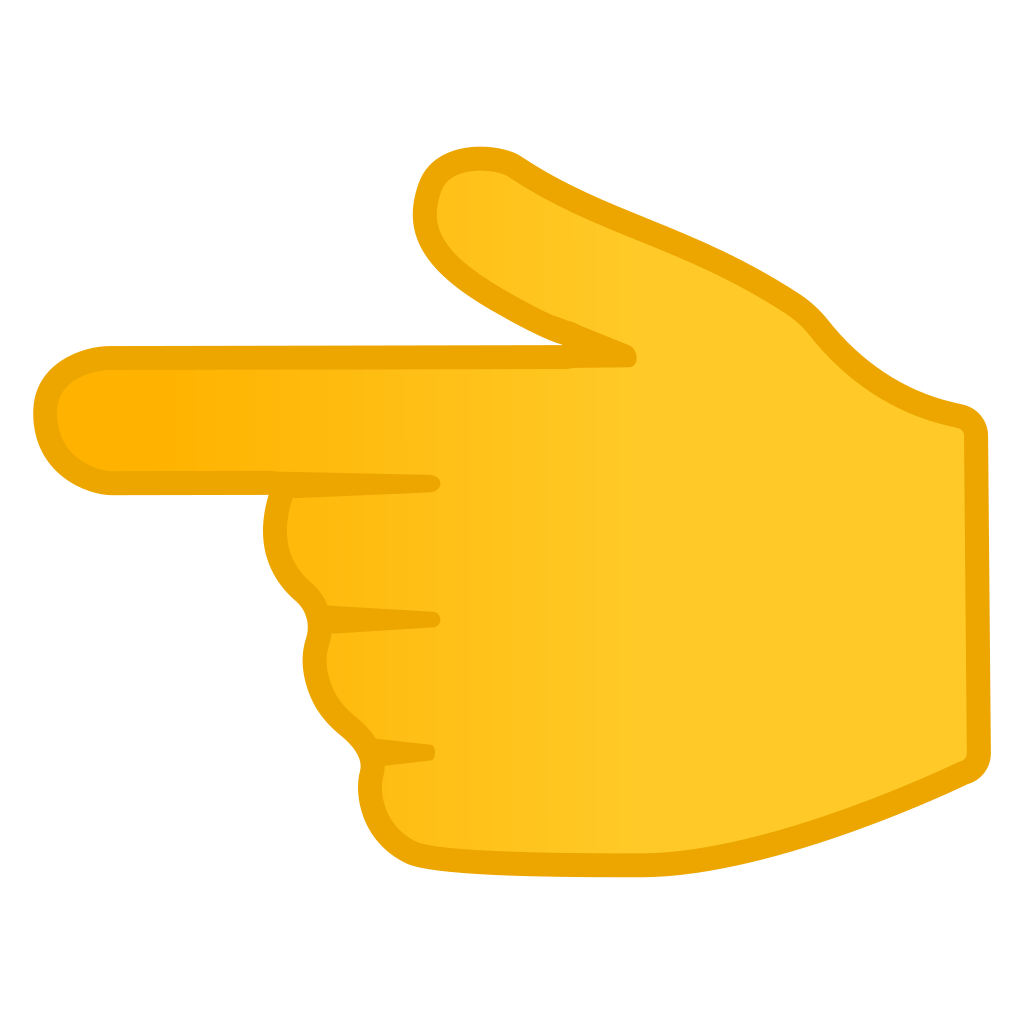 Finger Pointing Left Transparent Image