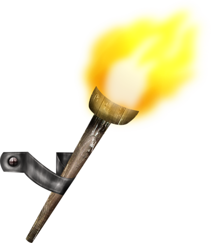 Fire Torches No Background