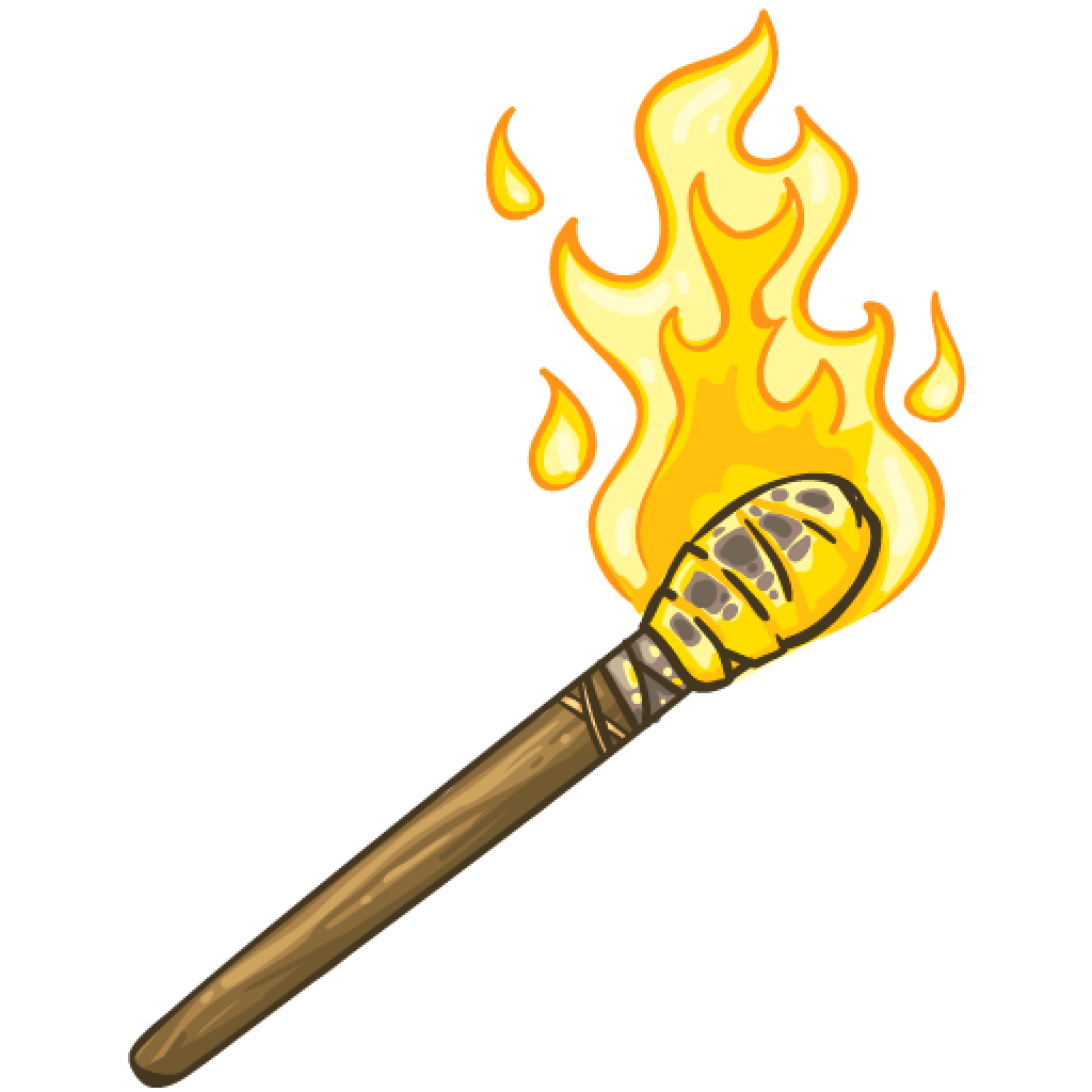 Fire Torches PNG Photo Image
