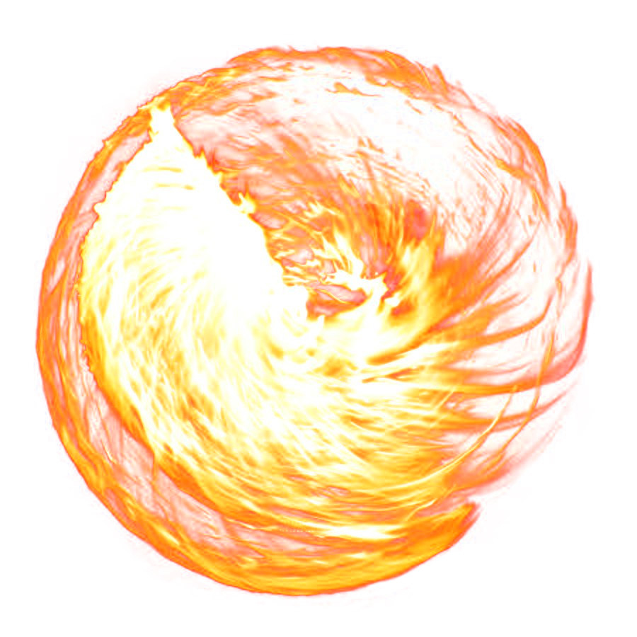 Fireball Effect PNG Clipart Background
