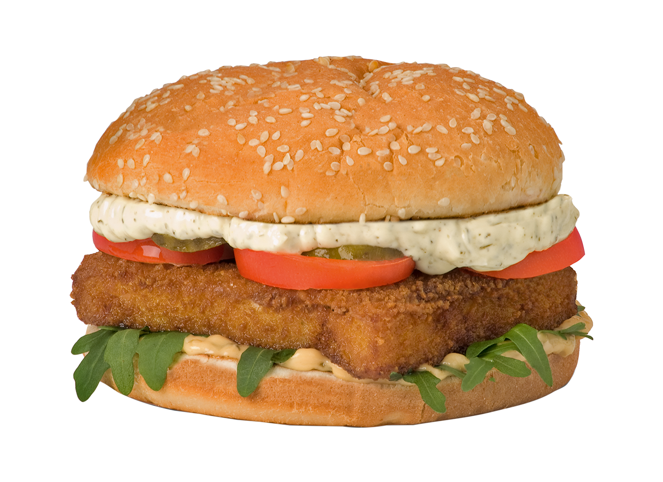 Fish Burger Transparent Free PNG
