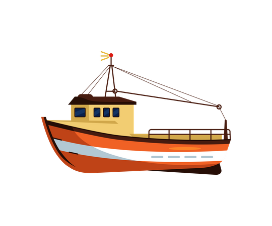 Fishing Boat Transparent PNG
