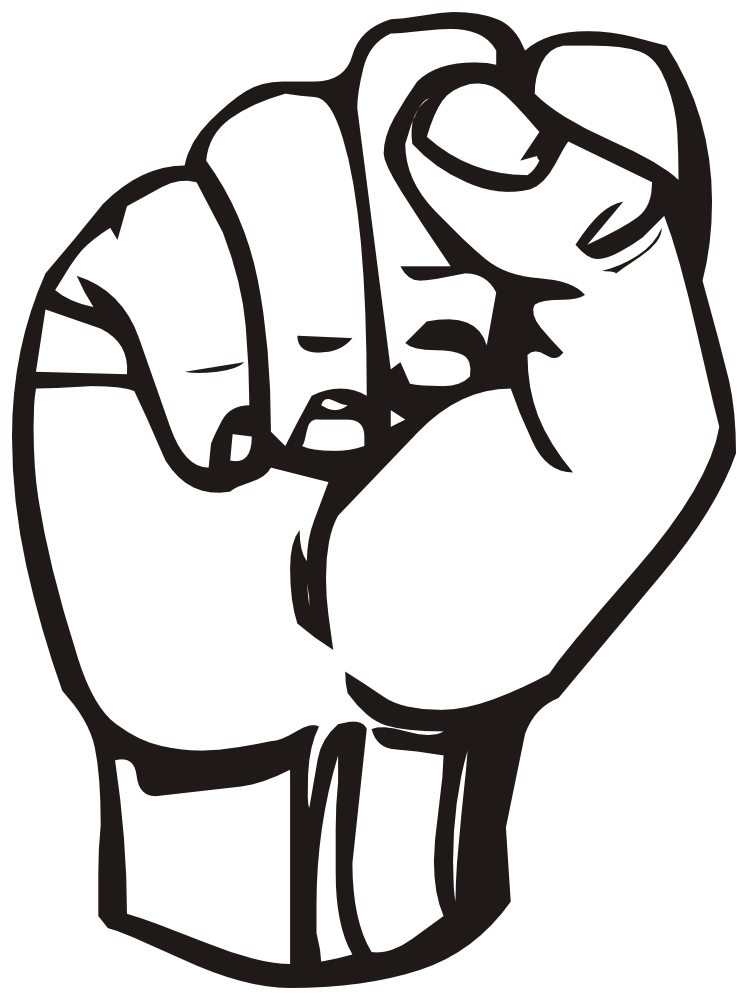 Fist Hand Background PNG Image