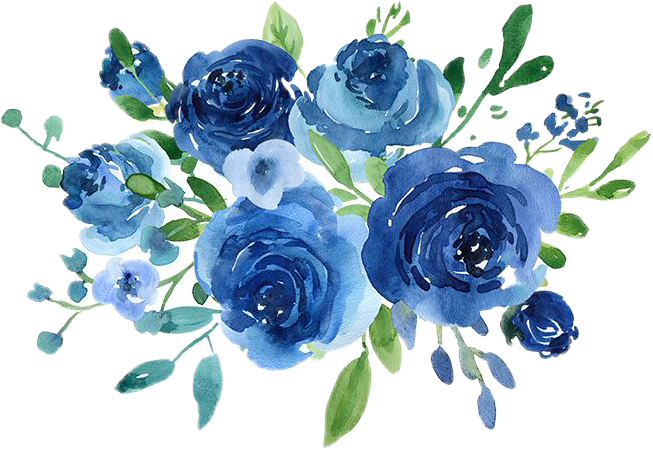 Flower Blue Transparent PNG