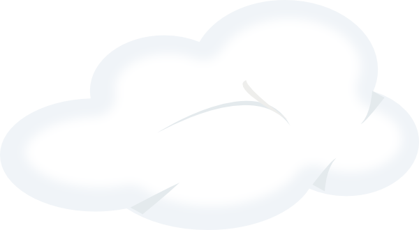 Fluffly Cloud PNG Clipart Background