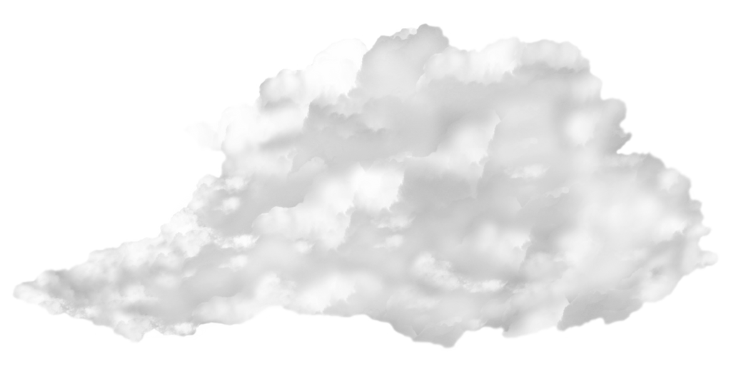 Fluffly Cloud Transparent Background