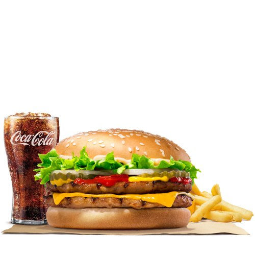 Food Burger Fries PNG HD Quality