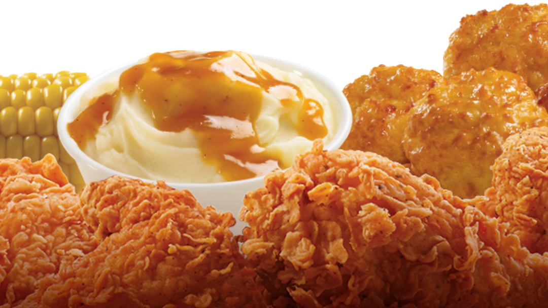 Fried Chicken Fast Food Background PNG Image