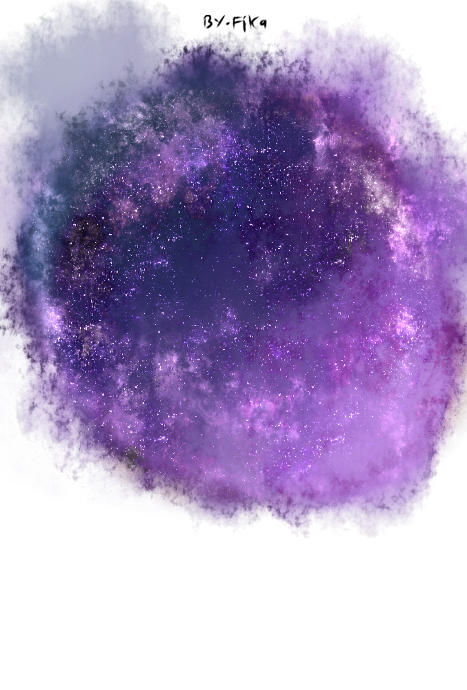 Galaxy Purple Effect Background PNG Image