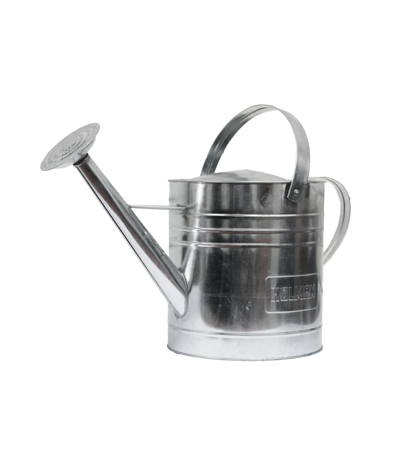 Galvanised Watering Can PNG HD Quality