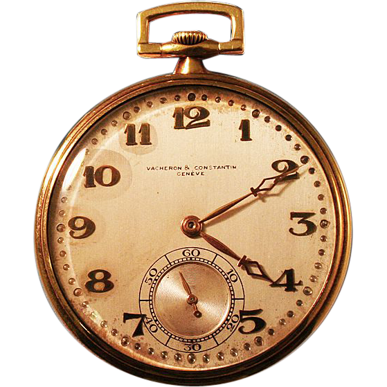 Gold Pocket Watch Clock PNG Clipart Background