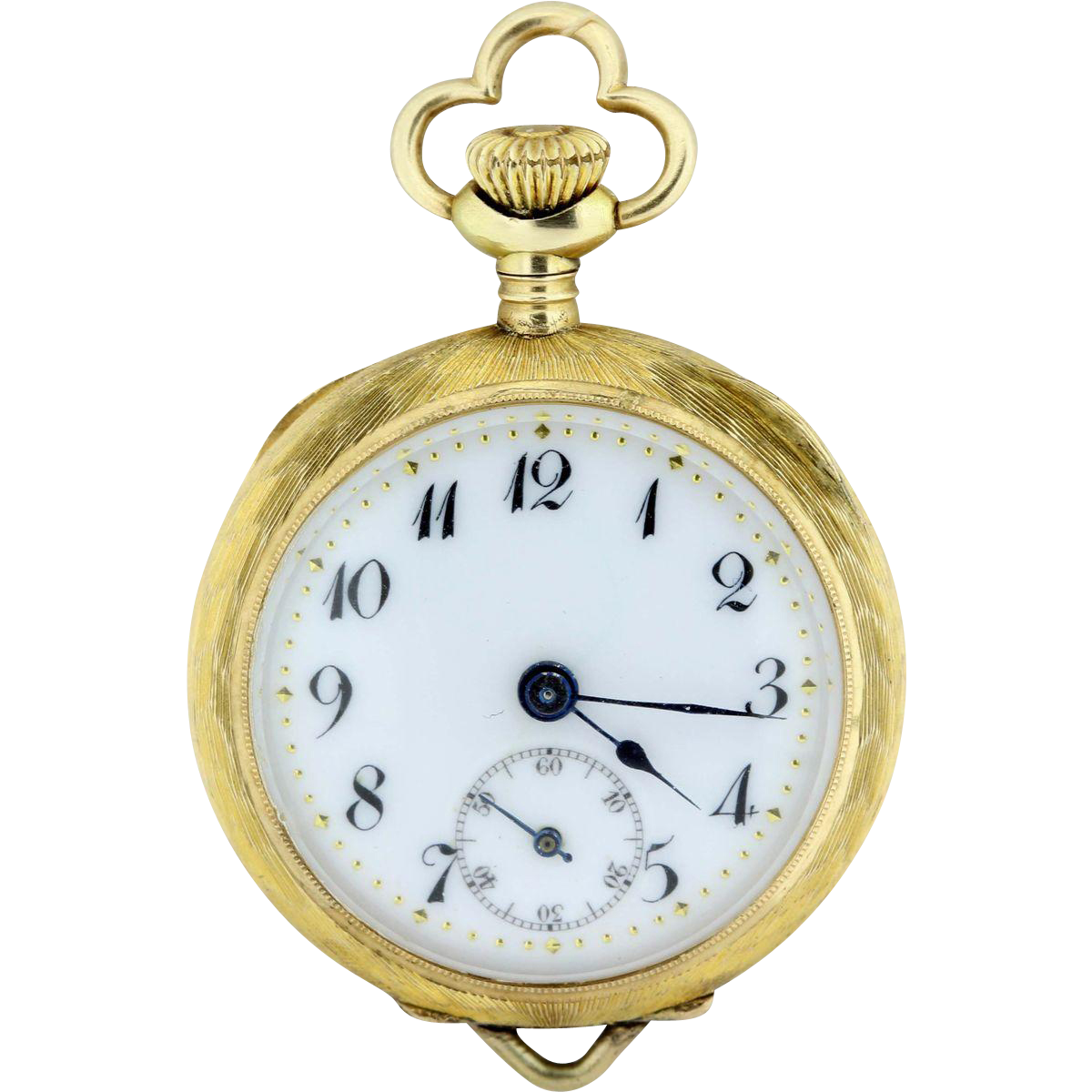 Gold Pocket Watch Clock Transparent File