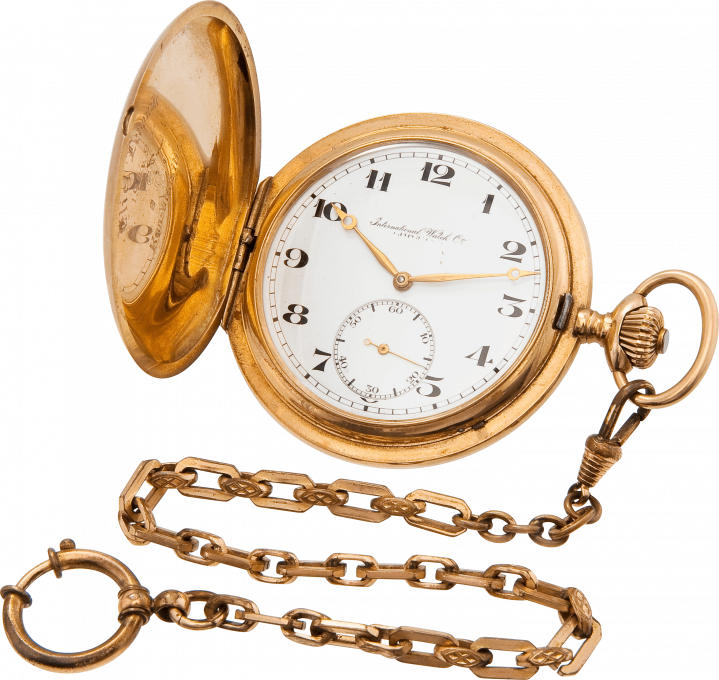 Gold Pocket Watch Clock Transparent PNG