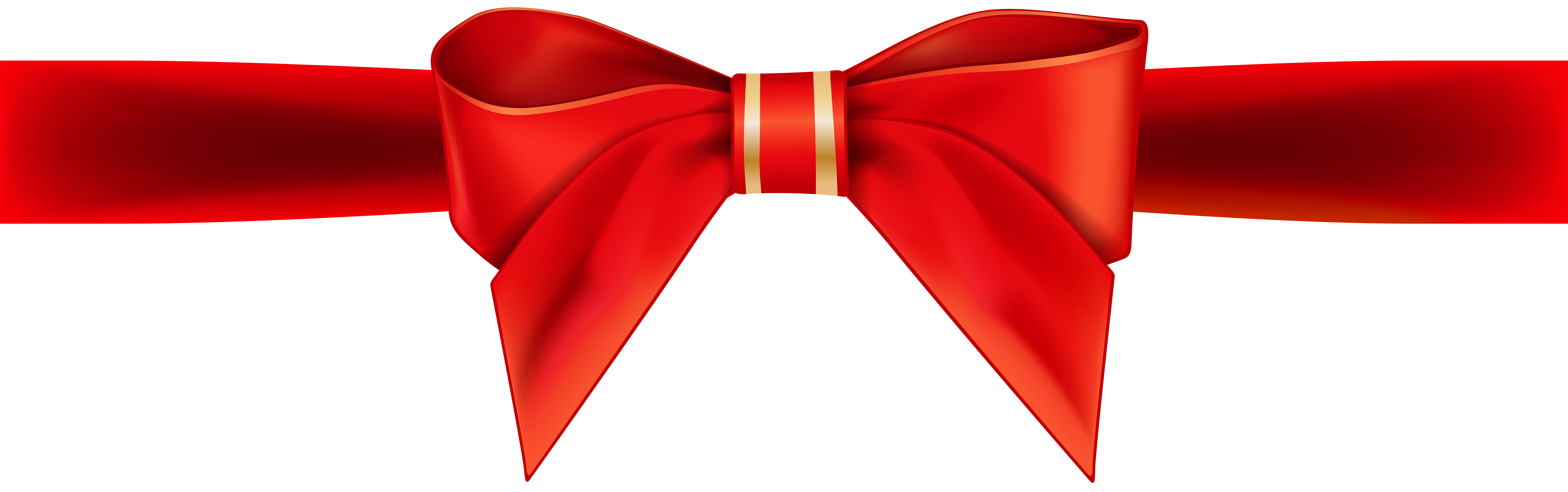 Gold Red Ribbon Transparent Images
