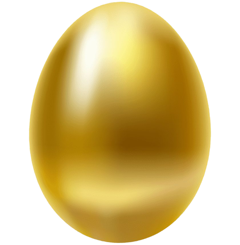 Golden Egg PNG HD Quality