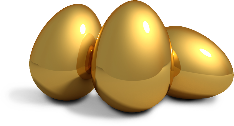 Golden Egg Transparent Free PNG