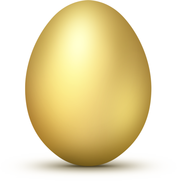 Golden Egg Transparent PNG