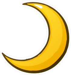 Golden Moon Crescent Download Free PNG