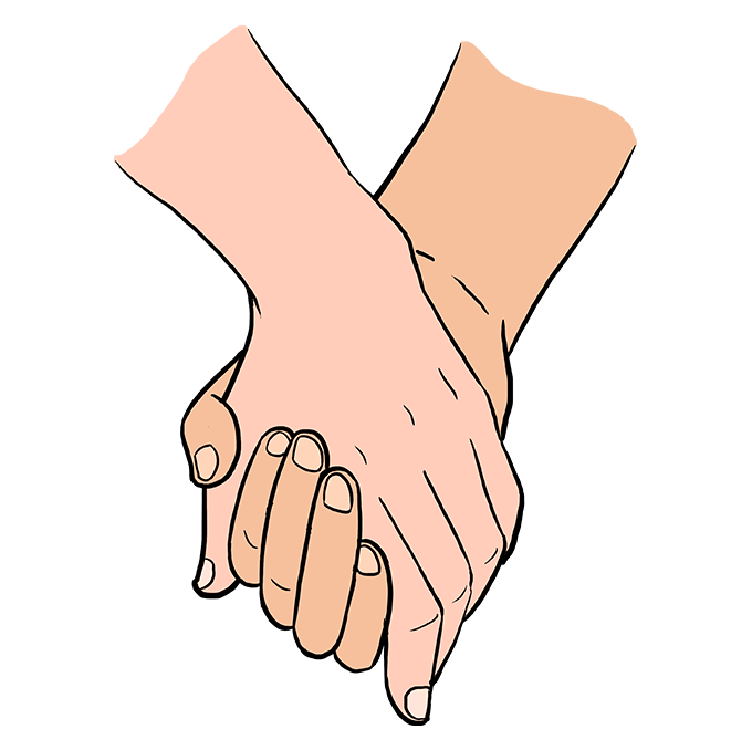 Grabbing Hand Background PNG Image